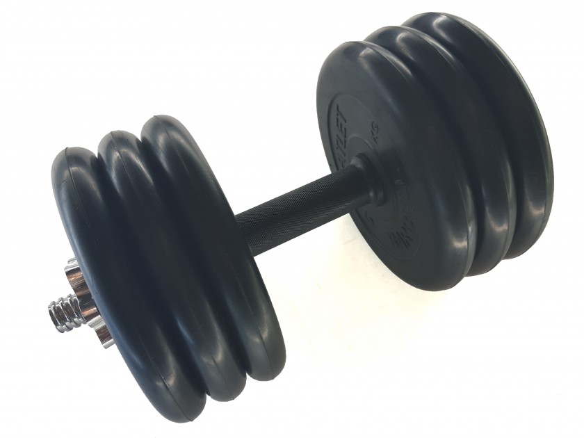 Разборная гантель MB Barbell 1 x 31,5 кг, черный