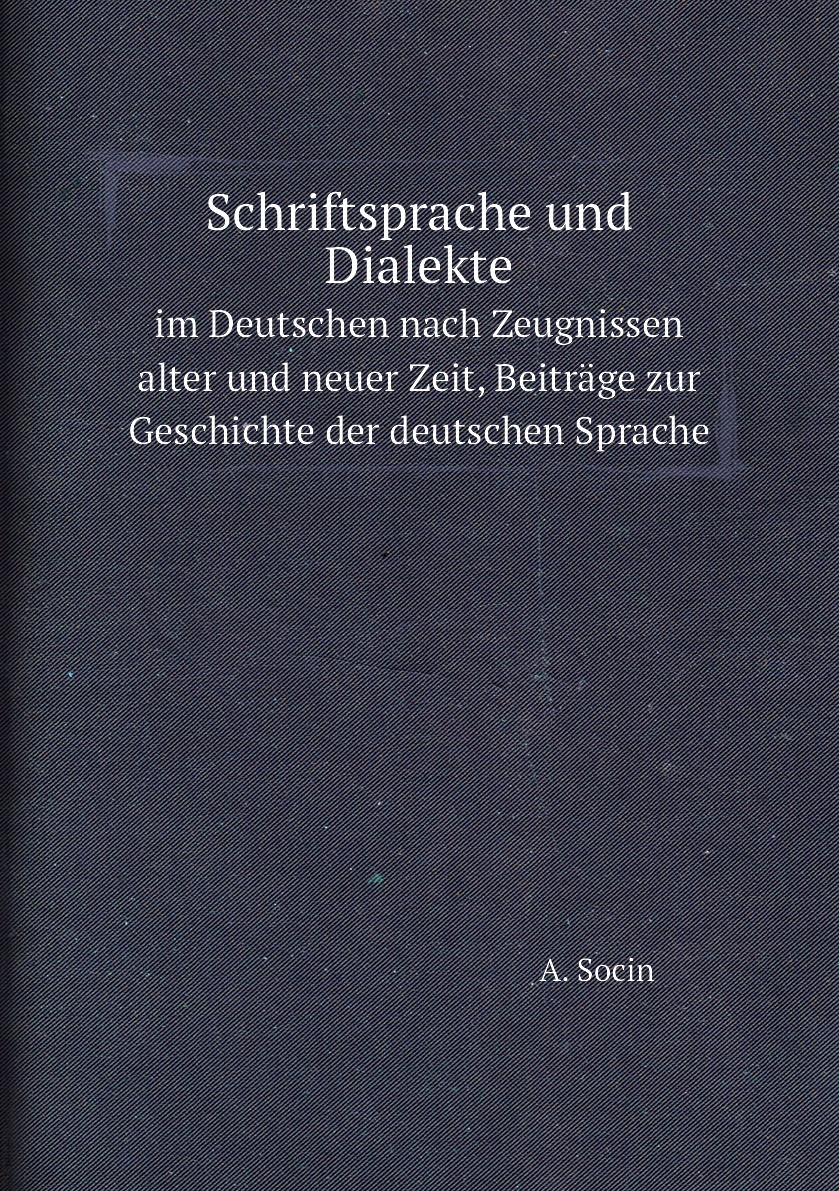 

Schriftsprache und Dialekte