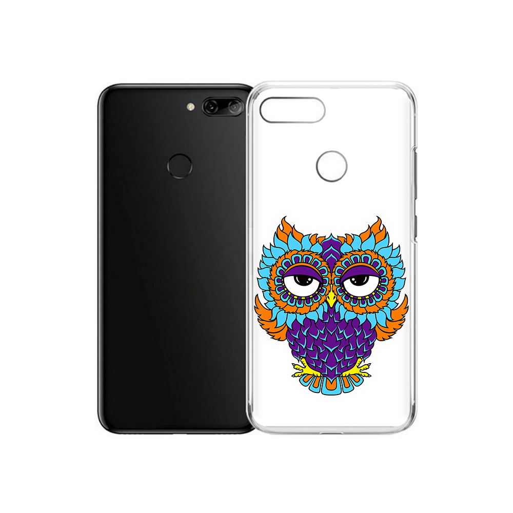 

Чехол MyPads Tocco для Alcatel 1S Цветная сова (PT227137.662.198), Прозрачный, Tocco