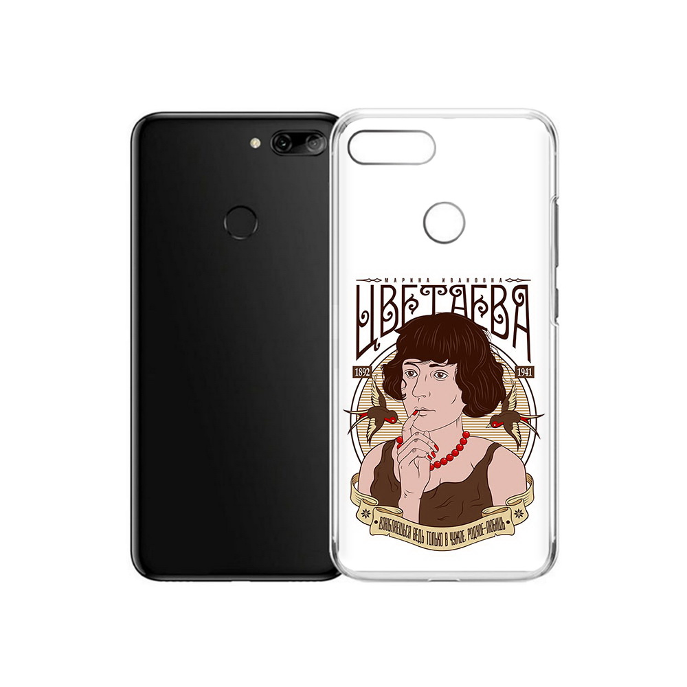 

Чехол MyPads Tocco для Alcatel 1S Цветаева (PT227137.662.197), Прозрачный, Tocco