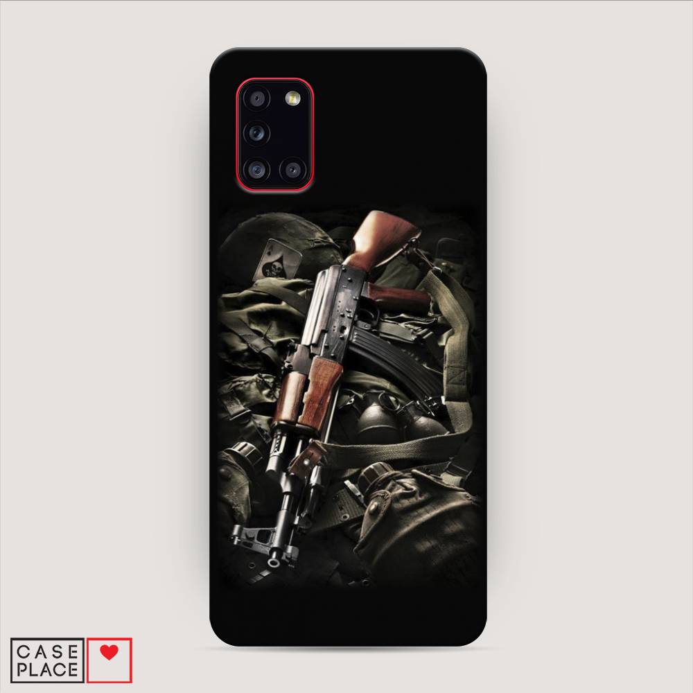 

Пластиковый чехол "Автомат" на Samsung Galaxy A31, 2100320-4
