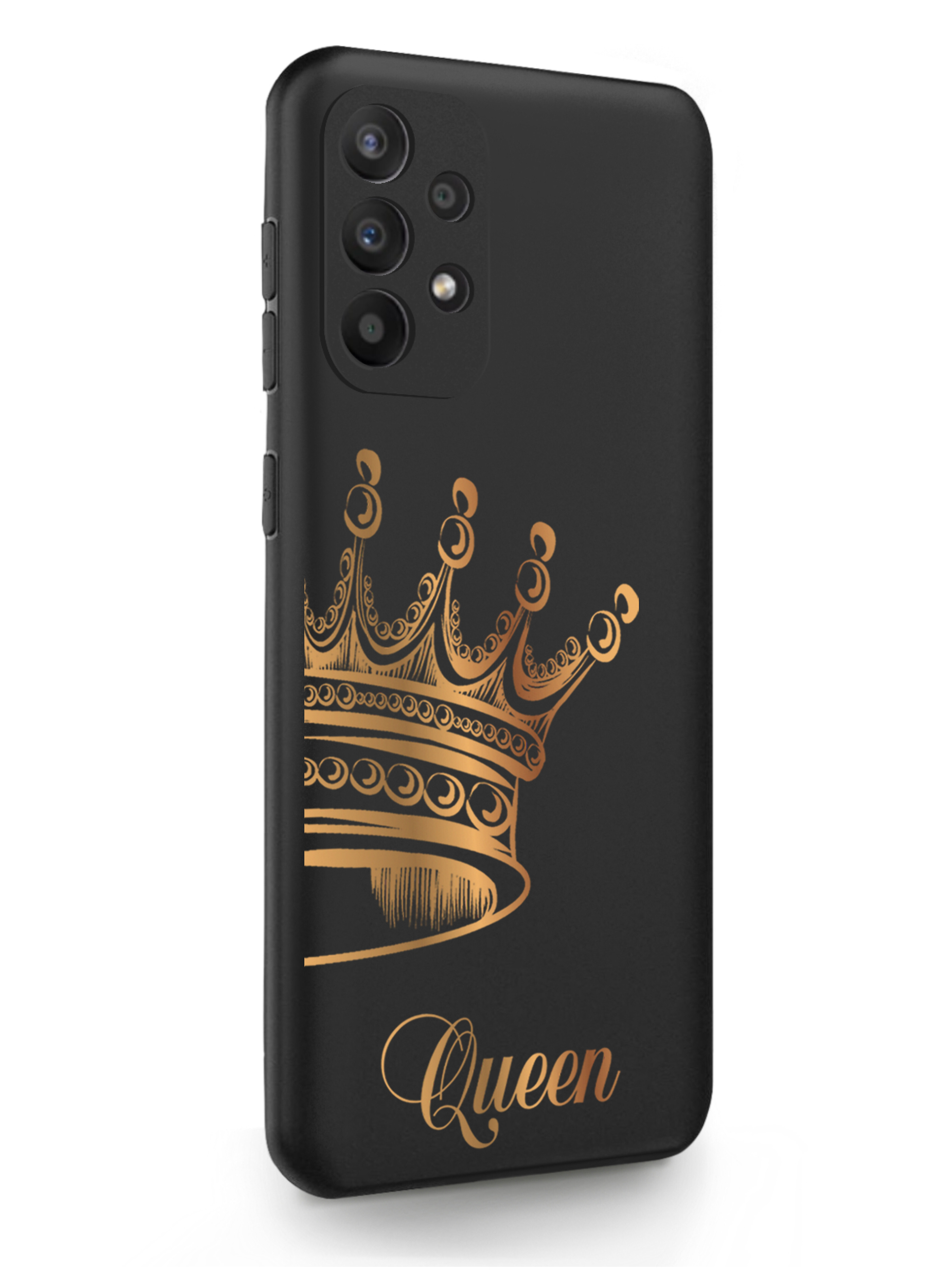 фото Чехол musthavecase samsung galaxy a23 парный чехол корона queen черный