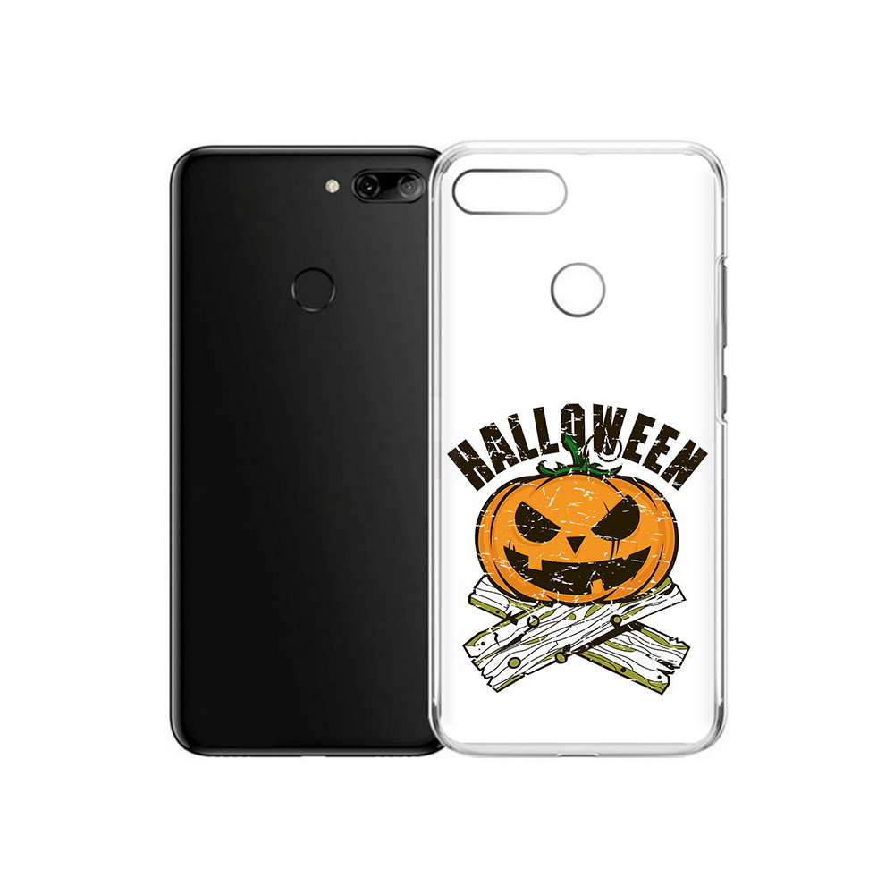 

Чехол MyPads Tocco для Alcatel 1S Хэллоуин доски тыква (PT227137.662.194), Прозрачный, Tocco