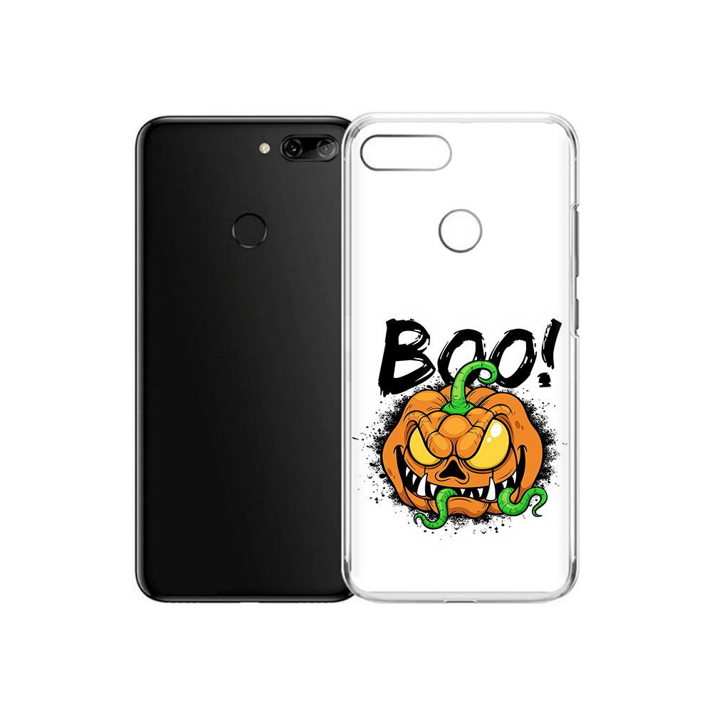 

Чехол MyPads Tocco для Alcatel 1S Хэллоуин бу (PT227137.662.193), Прозрачный, Tocco