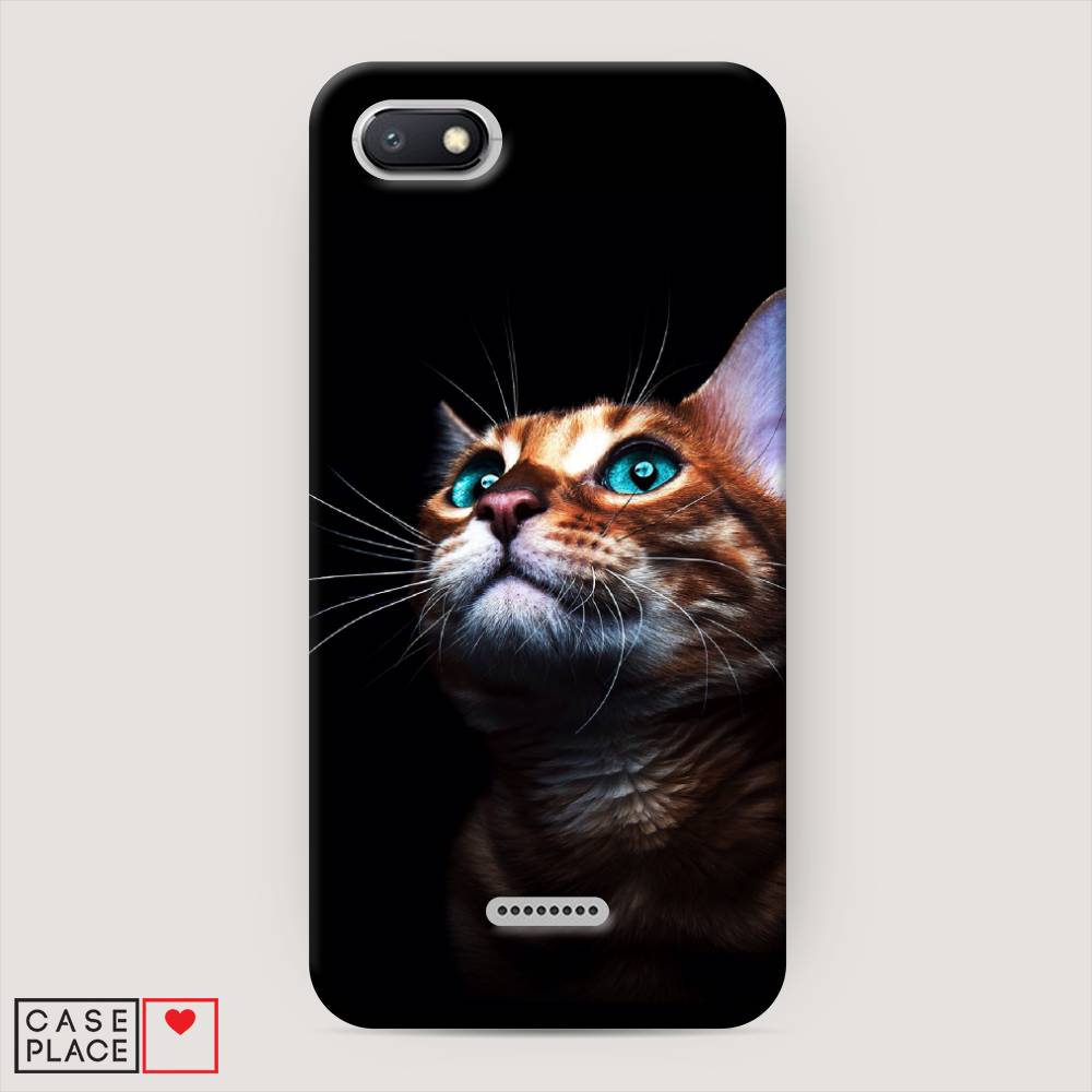

Пластиковый чехол "Мечтательный кот" на Xiaomi Redmi 6A, 34120-1