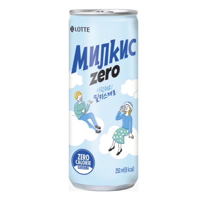 Напиток газированный Lotte Milkis Zero, 0,25 л x 30 шт