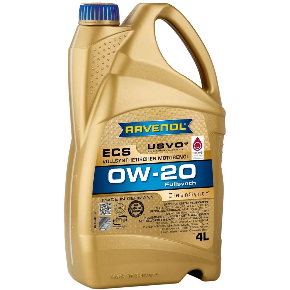 

Моторное масло Ravenol синтетическое ECS EcoSynth 0W20 4л