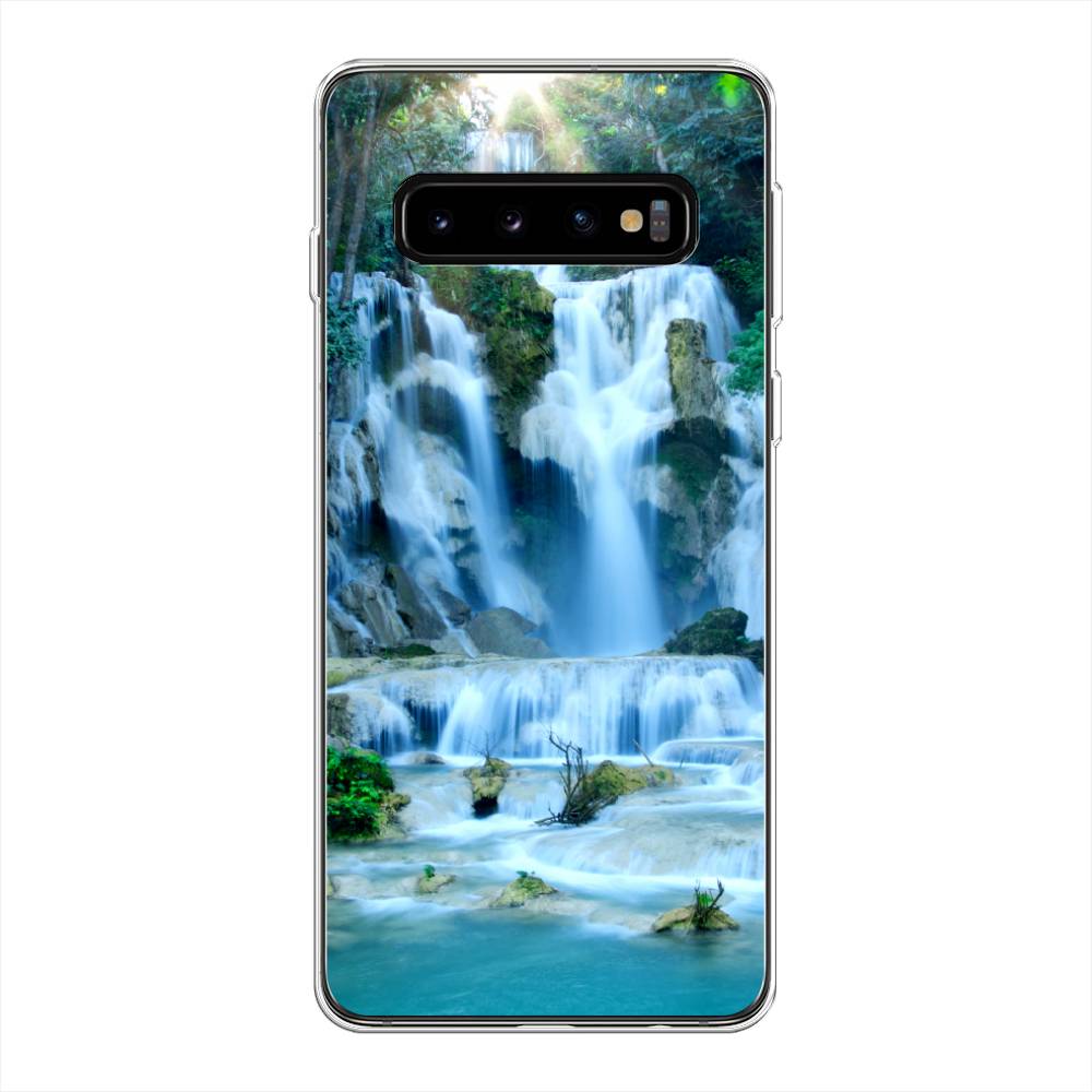 

Чехол Awog на Samsung Galaxy S10 Plus "Водопад 8", Разноцветный, 27150-4