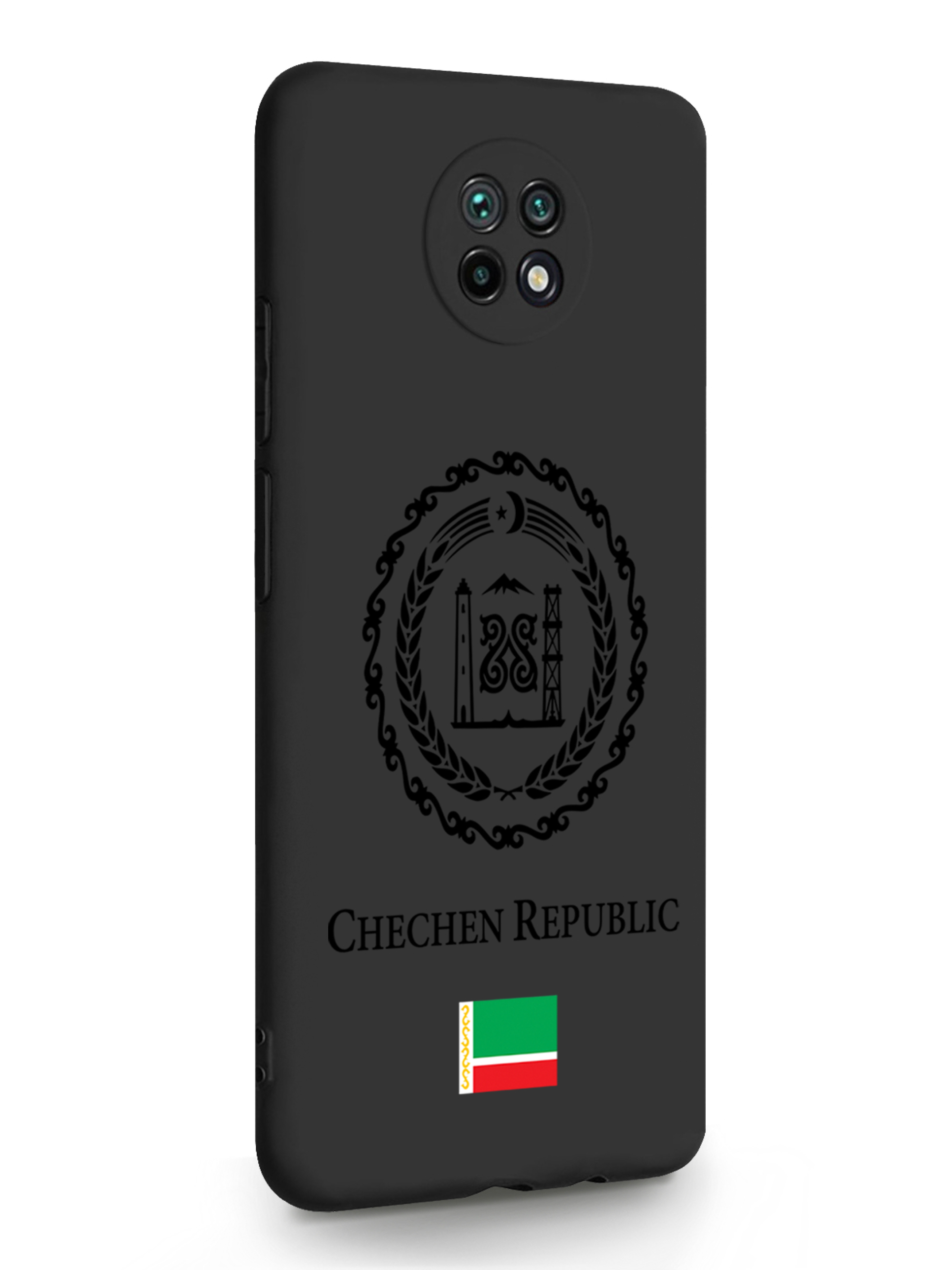 

Чехол SignumCase Xiaomi Redmi Note 9T Черный лаковый Герб Чечни черный, Xiaomi Redmi Note 9T Черный лаковый Герб Чечни