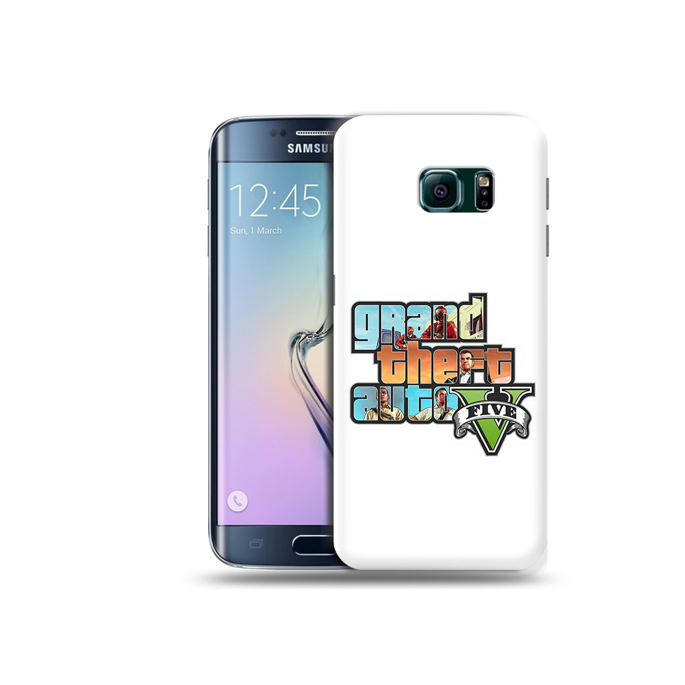 

Чехол MyPads Tocco для Samsung Galaxy S6 Edge ГТА, Прозрачный, Tocco
