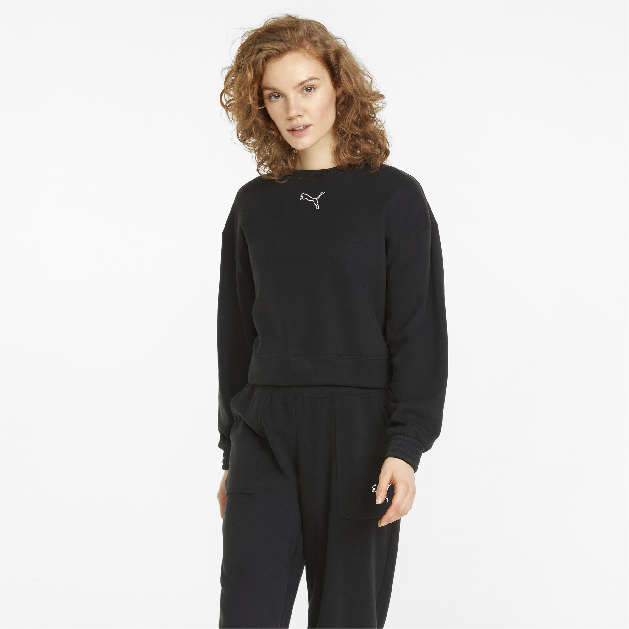 фото Костюм женский puma loungewear women's tracksuit черный 2xs