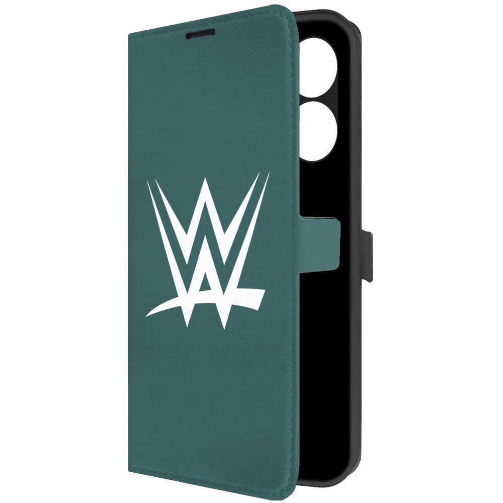 

Чехол-книжка Krutoff Eco Book для TECNO Spark 10C WWE (зелёный опал), Зеленый