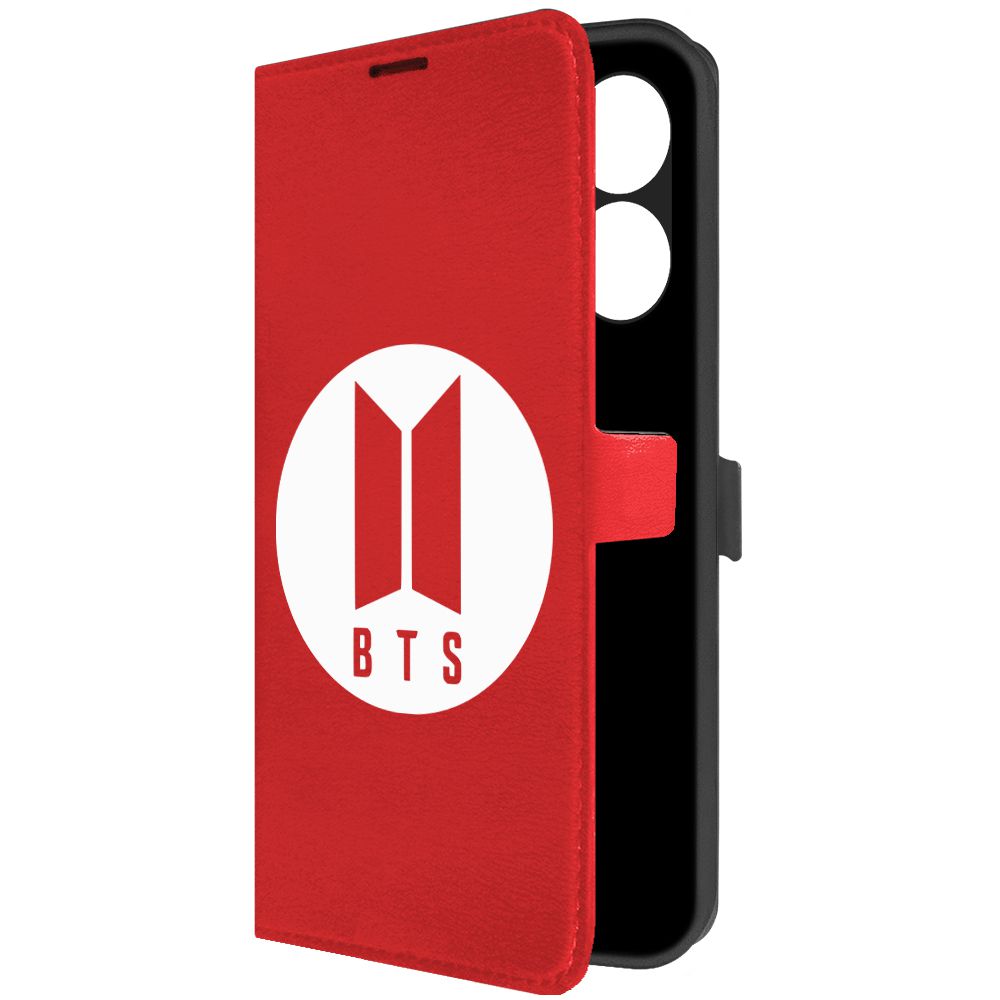 

Чехол-книжка Krutoff Eco Book для Tecno Spark 10C BTS красный