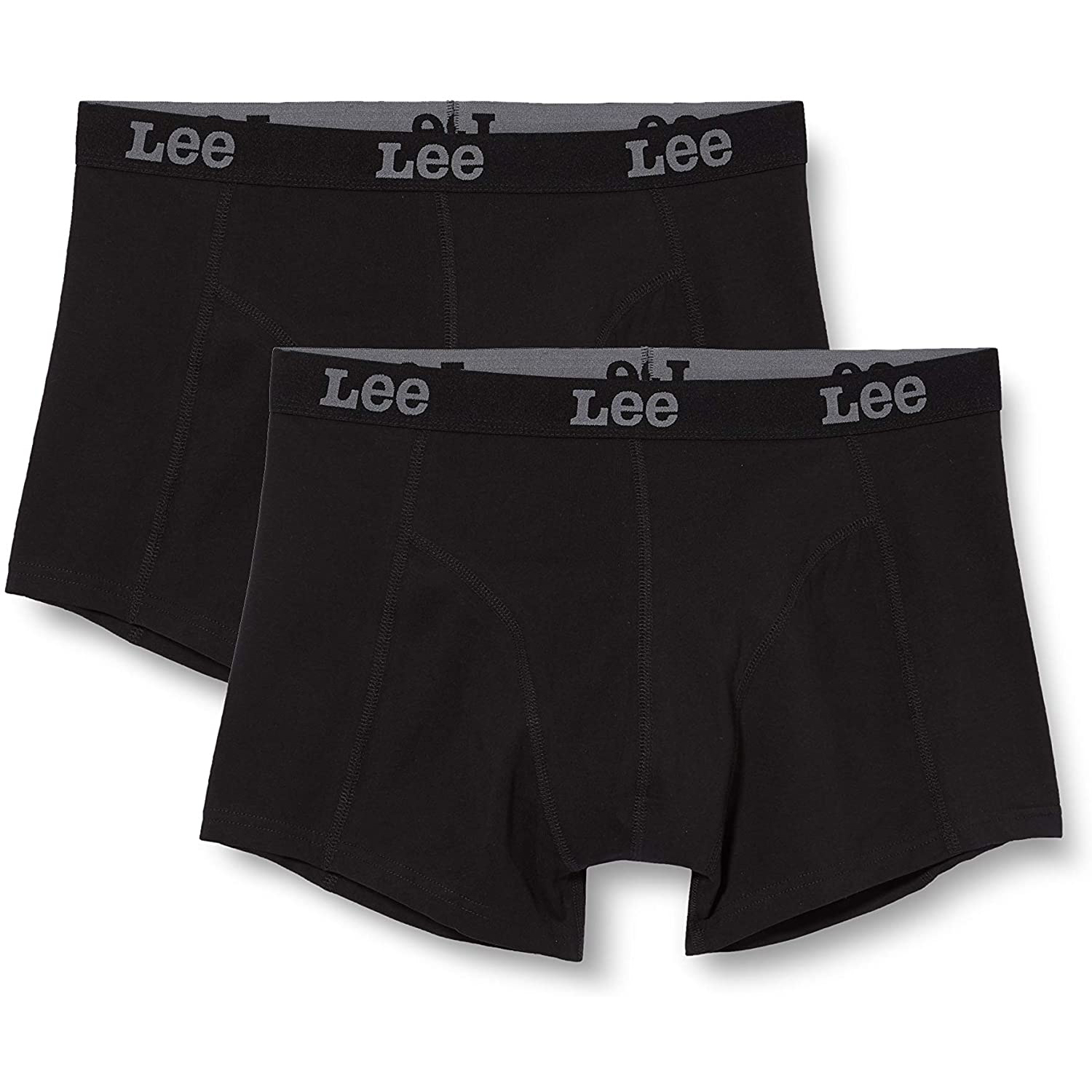 фото Комплект трусов мужских lee men 2-pack trunk черных 2xl