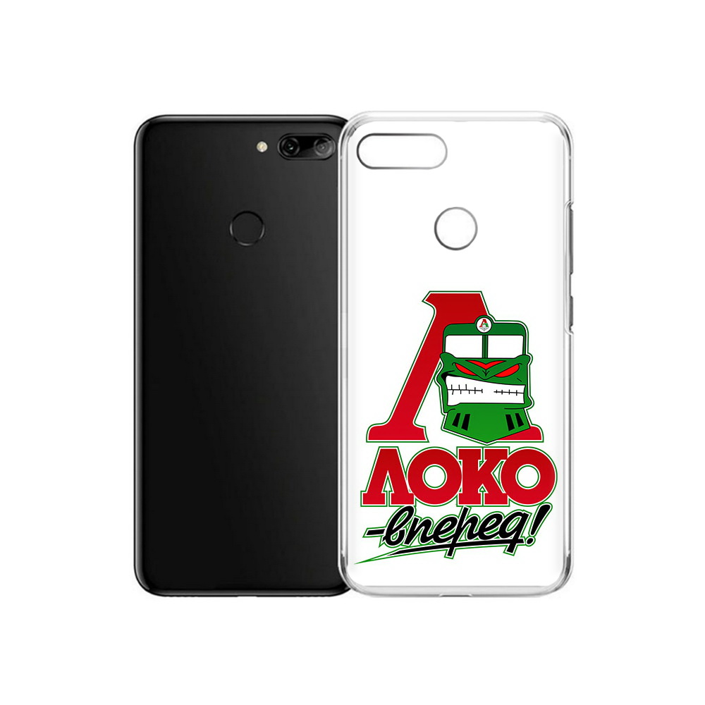 

Чехол MyPads Tocco для Alcatel 1S ФК локо вперед (PT227137.662.181), Прозрачный, Tocco