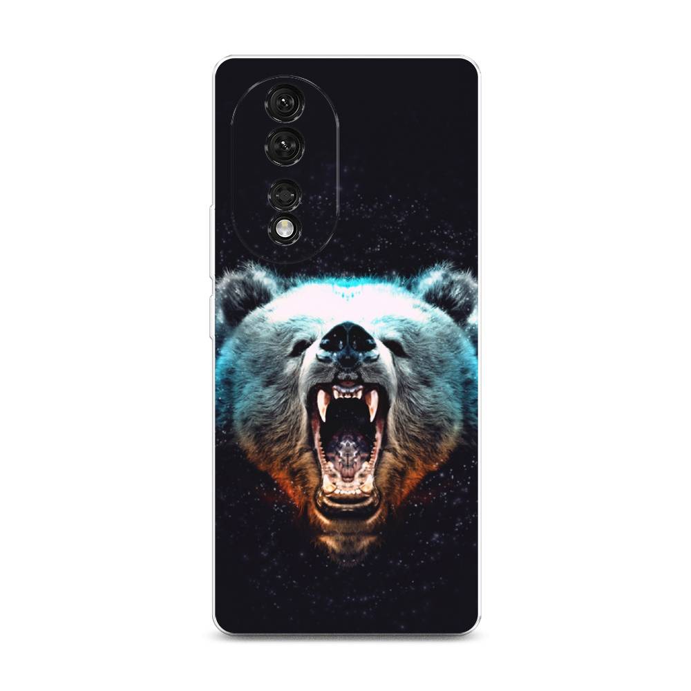 

Чехол Awog на Honor 80 "Медведь", Коричневый;голубой;черный, 6120350-2