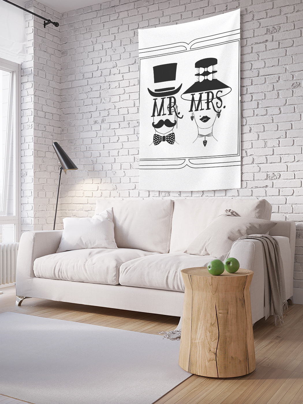 

Вертикальное фотопанно на стену JoyArty Бракосочетание в рамке 100x150 см, Бракосочетание в рамке