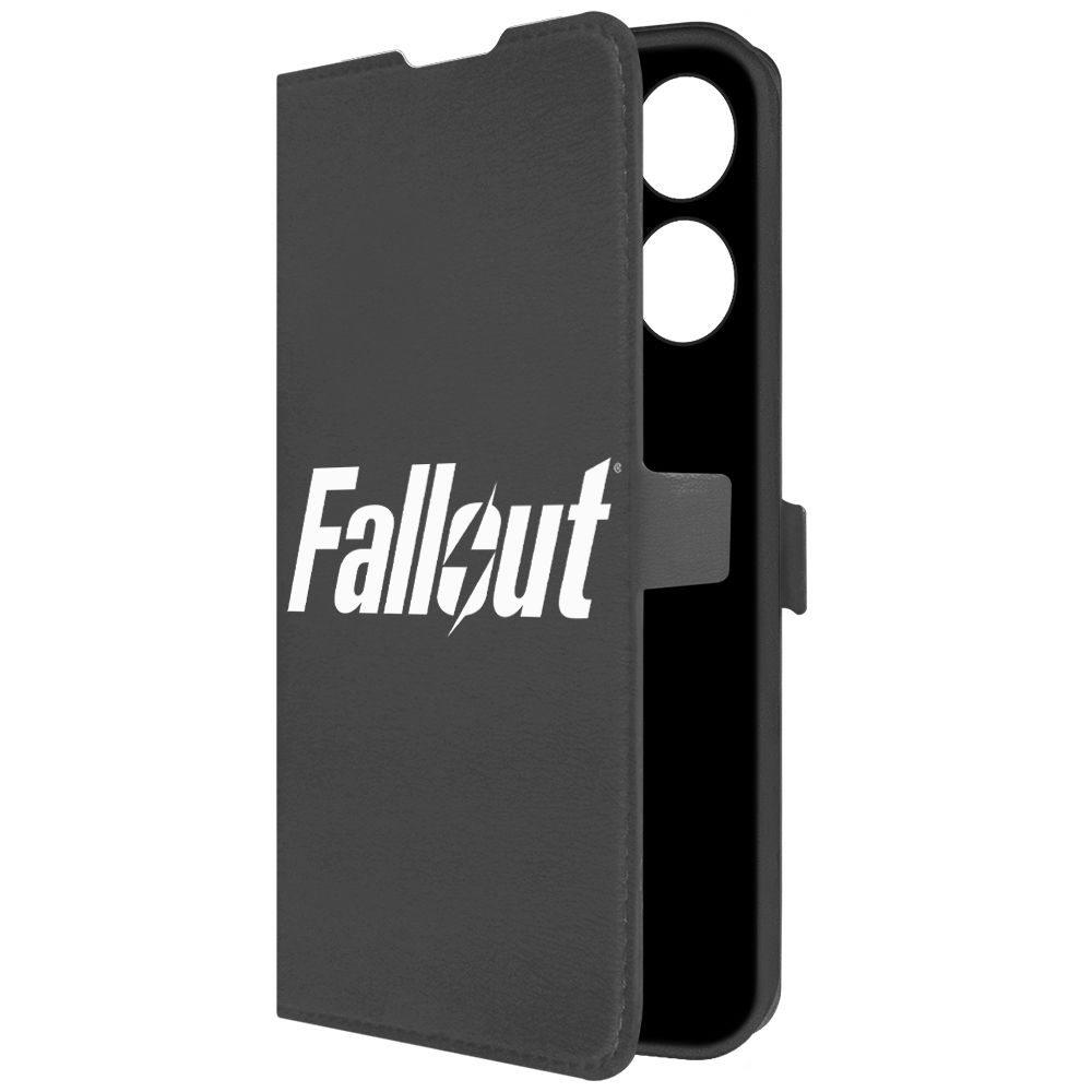 

Чехол-книжка Krutoff Eco Book для Tecno Spark 10 Pro Fallout черный