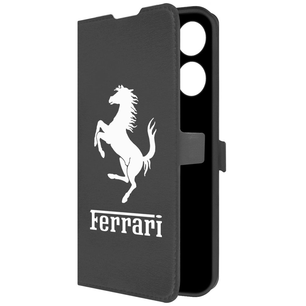 

Чехол-книжка Krutoff Eco Book для Tecno Spark 10 Pro Ferrari черный