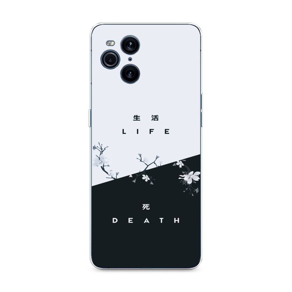 

Чехол Awog на Oppo Find X3 Pro "Life and death", Разноцветный, 255750-7