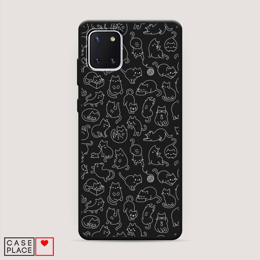 

Чехол Awog на Samsung Galaxy Note 10 lite/A81 "Шкодливые котики", Разноцветный, 29152-1