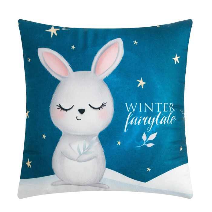 

Подушка Этель Winter fairy, 40*40 см, 100% п/э, велюр