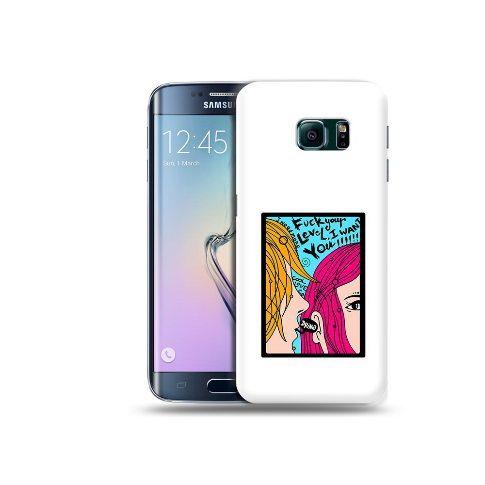 

Чехол MyPads Tocco для Samsung Galaxy S6 Edge Выпьем, Прозрачный, Tocco