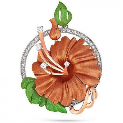 

Подвеска из красного золота с бриллиантом Kabarovsky 3-0245-1001, 3-0245-1001