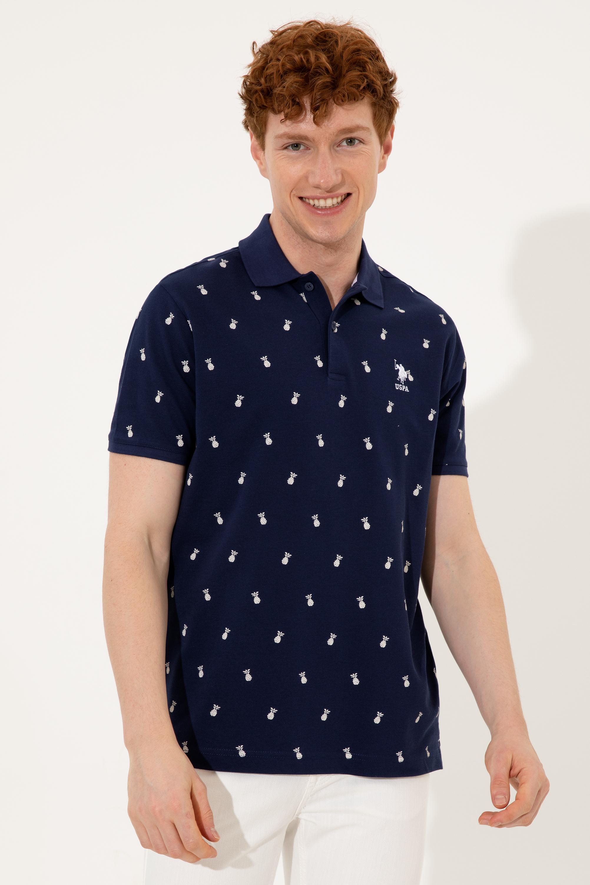 

Футболка мужская U.S. POLO Assn. G081SZ0110NIVA синяя M, G081SZ0110NIVA