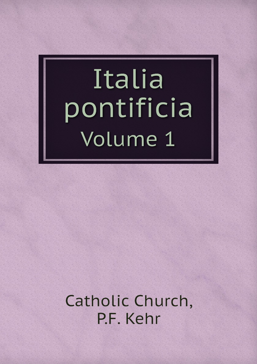

Italia pontificia