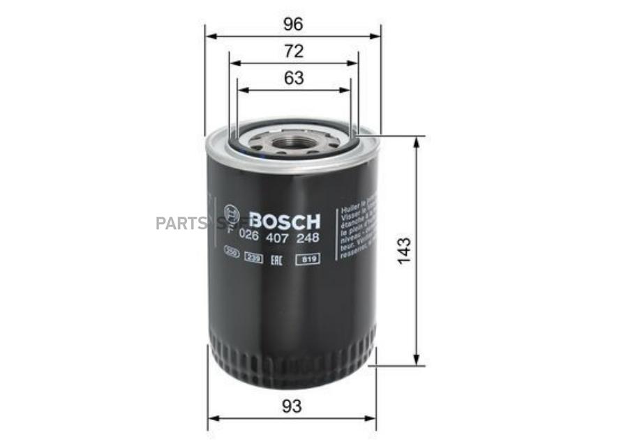 

Фильтр Масляный Bosch F026407248