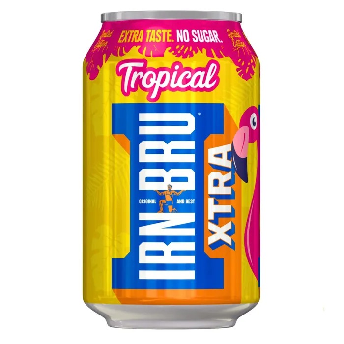 Газированный напиток Irn-bru Xtra Tropical, 330 мл