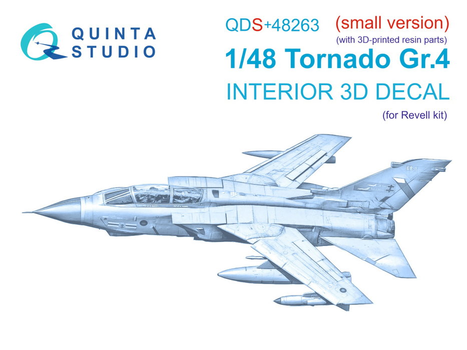 

QDS48263 3D Декаль интерьера кабины Tornado GR.4 Revell, Цветной