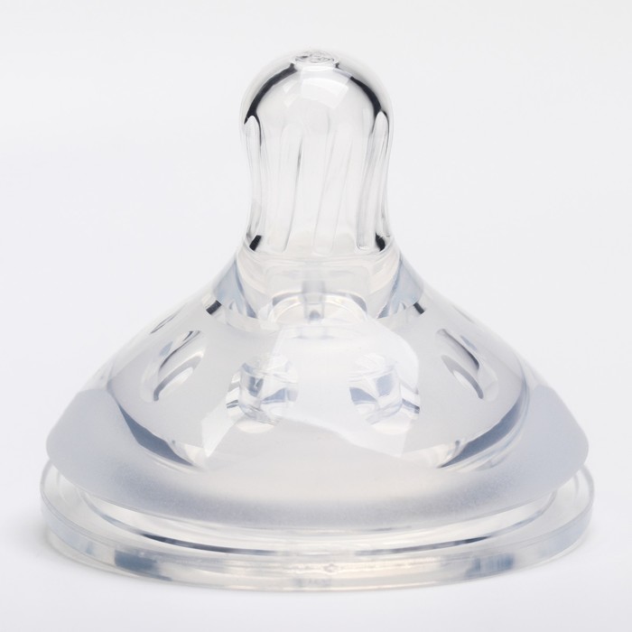 Соска силиконовая, широкое горло, от 6 мес., для каш