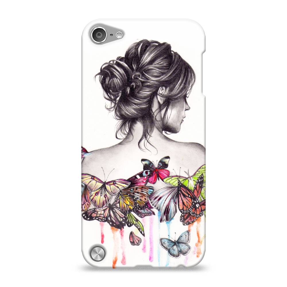 

Пластиковый чехол "Девушка с бабочками" на Apple iPod Touch, 11120-7
