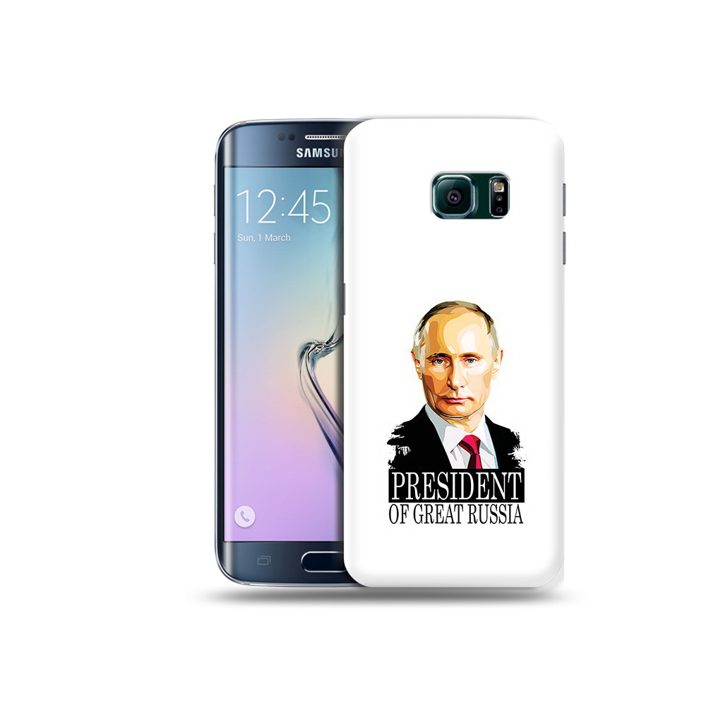 

Чехол MyPads Tocco для Samsung Galaxy S6 Edge Володька, Прозрачный, Tocco
