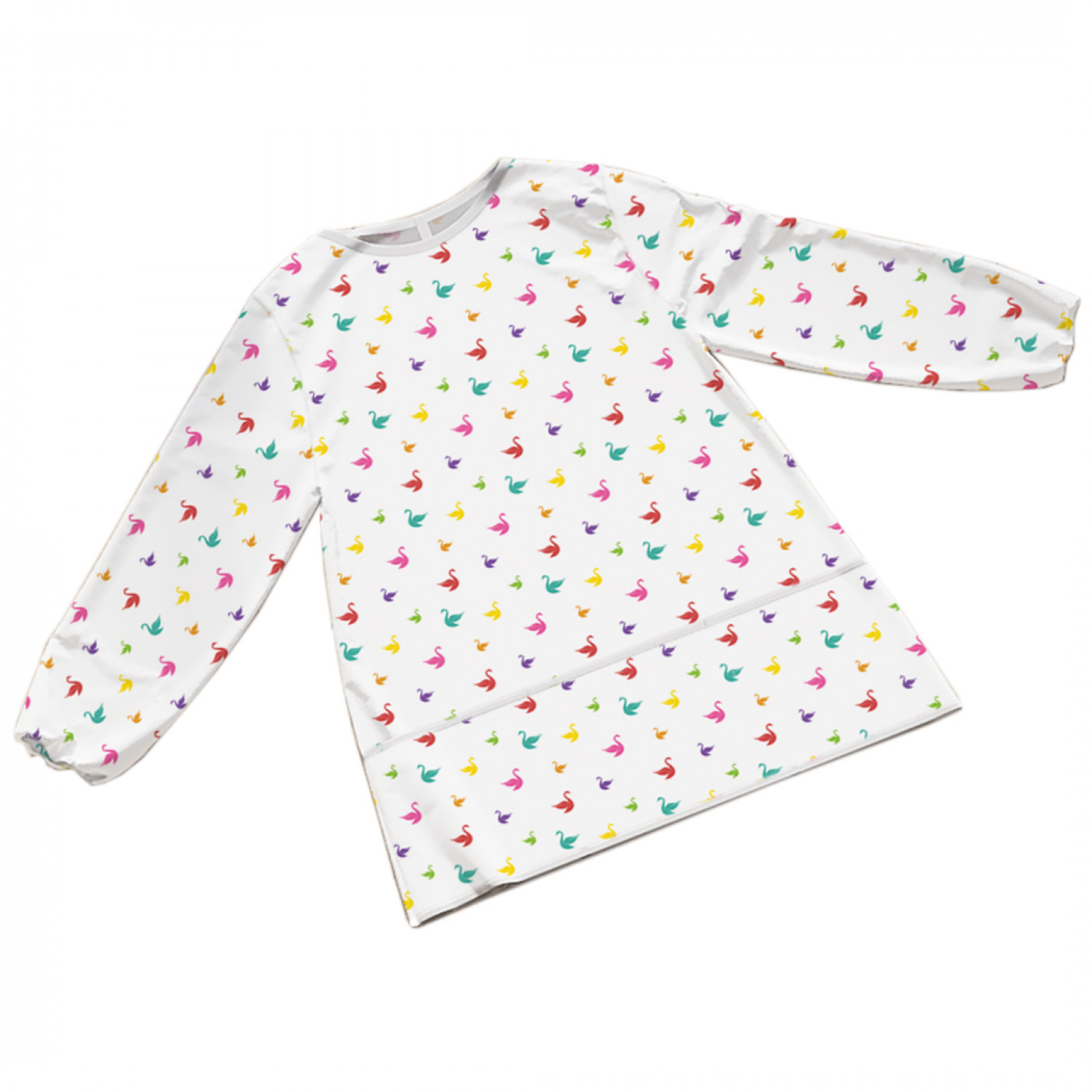 Фартук детский JoyArty Лебеди вдали с рукавами от 3 до 4 лет