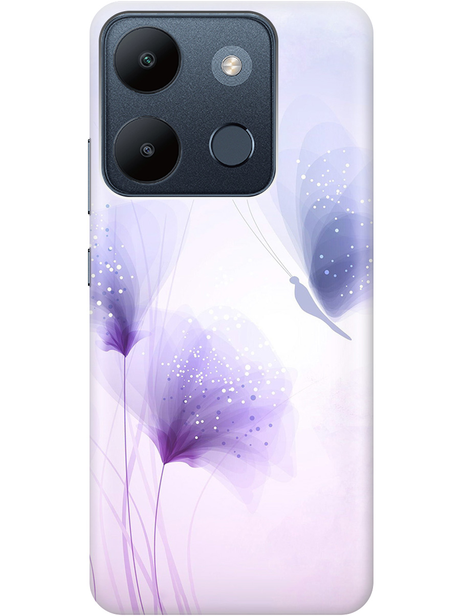 

Чехол на Infinix Smart 7, Tecno Spark Go 2023, Pop 7, Pop 7 Pro (786920) прозрачный, Фиолетовый, 20010355