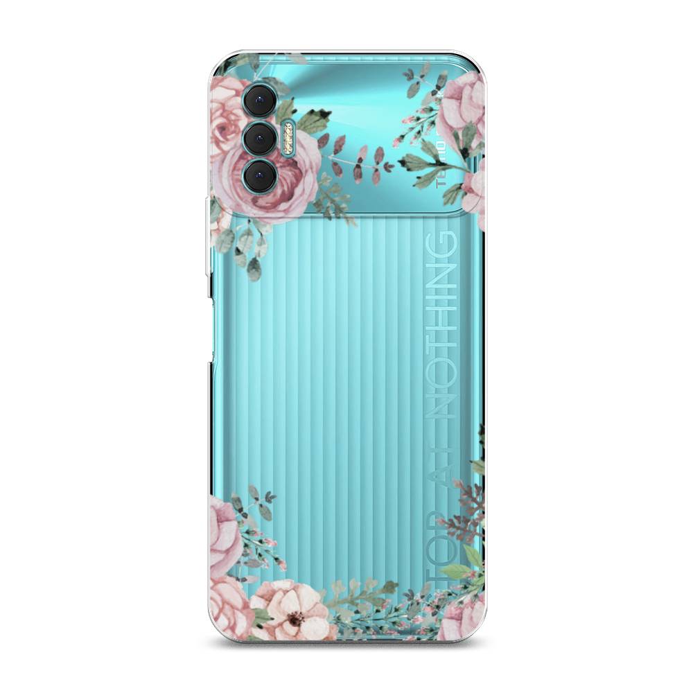 

Чехол Awog на Tecno Spark 8P "Нежные розы акварель", Разноцветный, 301450-8