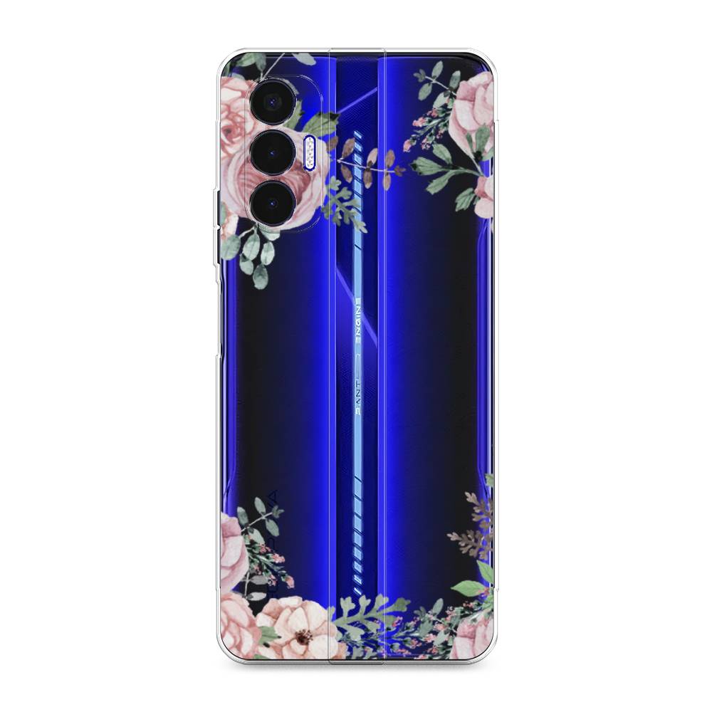

Чехол Awog на Tecno Pova 3 "Нежные розы акварель", Разноцветный, 301550-8