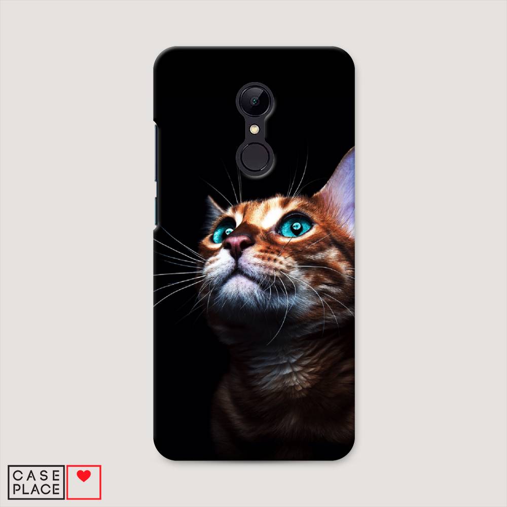 

Пластиковый чехол "Мечтательный кот" на Xiaomi Redmi 5, 33020-1