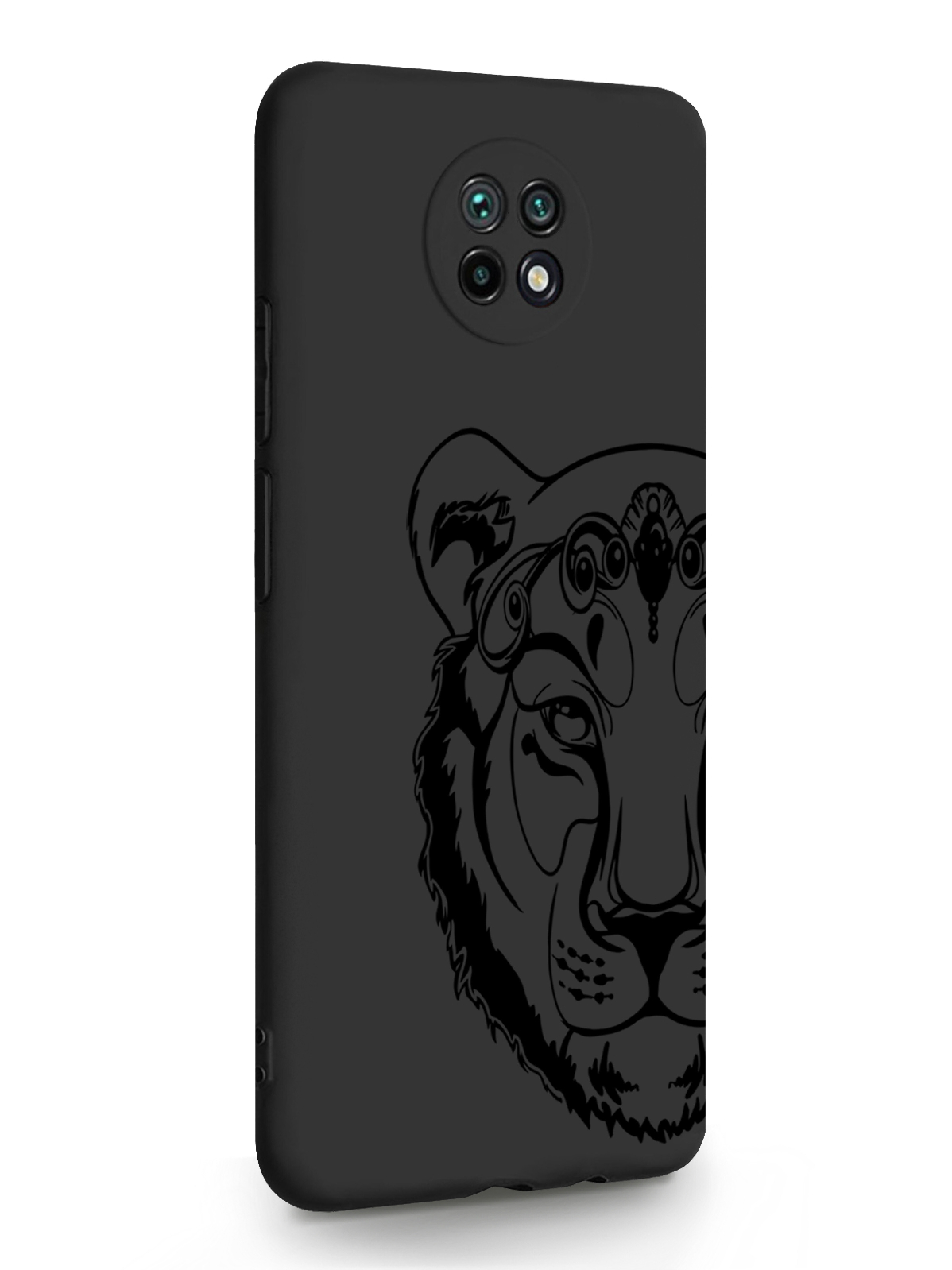 

Чехол MustHaveCase Xiaomi Redmi Note 9T Львица черный, Xiaomi Redmi Note 9T Львица