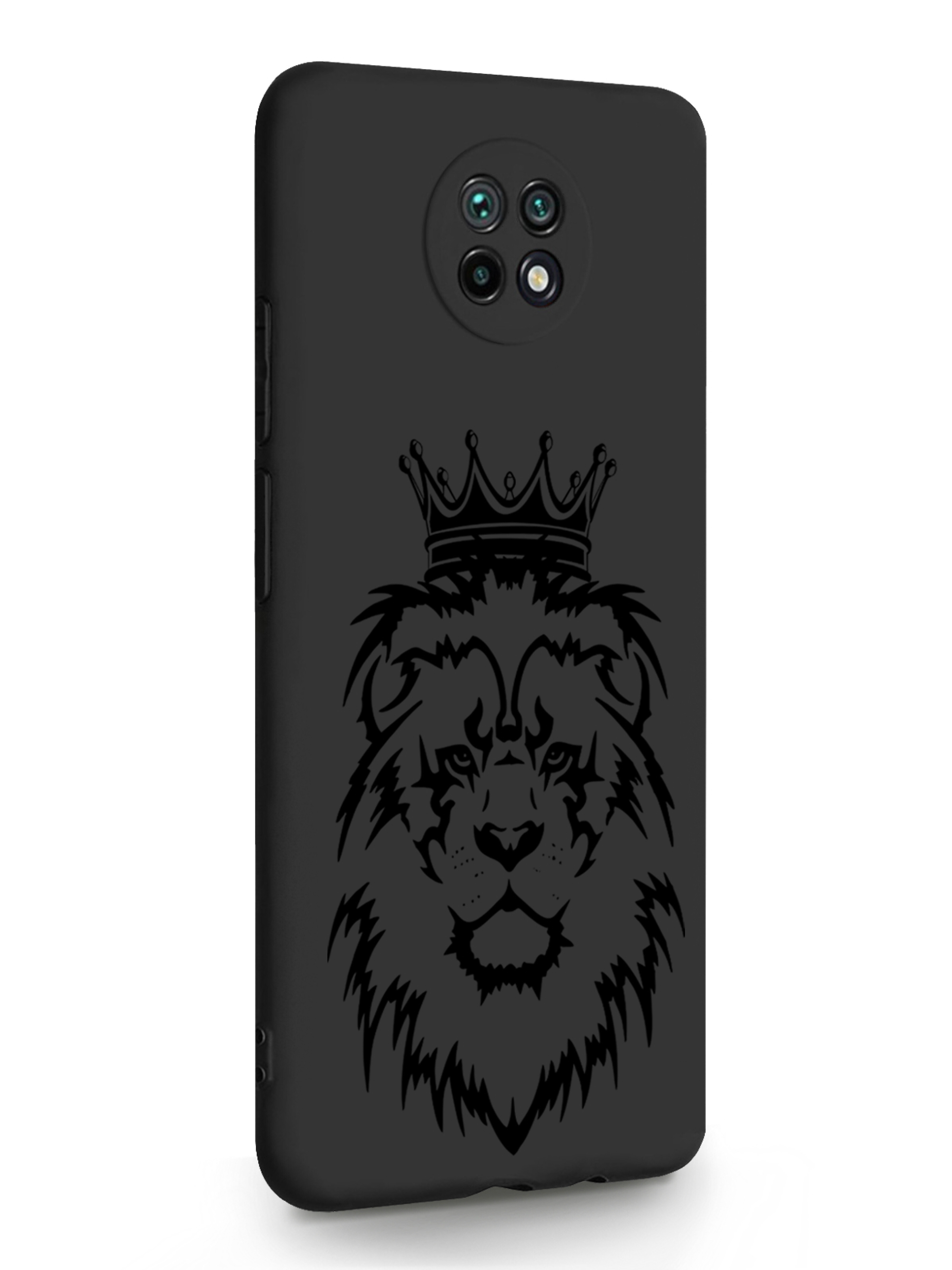 

Чехол MustHaveCase Xiaomi Redmi Note 9T Лев черный, Xiaomi Redmi Note 9T Лев
