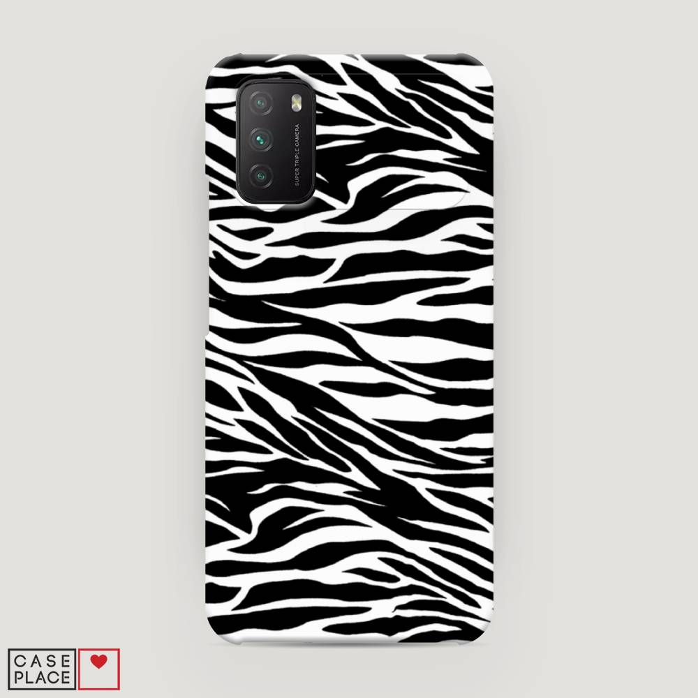 

Пластиковый чехол "Принт зебра" на Xiaomi Poco M3, 39520-5