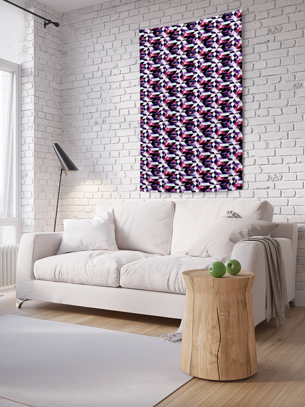

Вертикальное фотопанно на стену JoyArty Квадратный кубизм 150x200 см, Квадратный кубизм