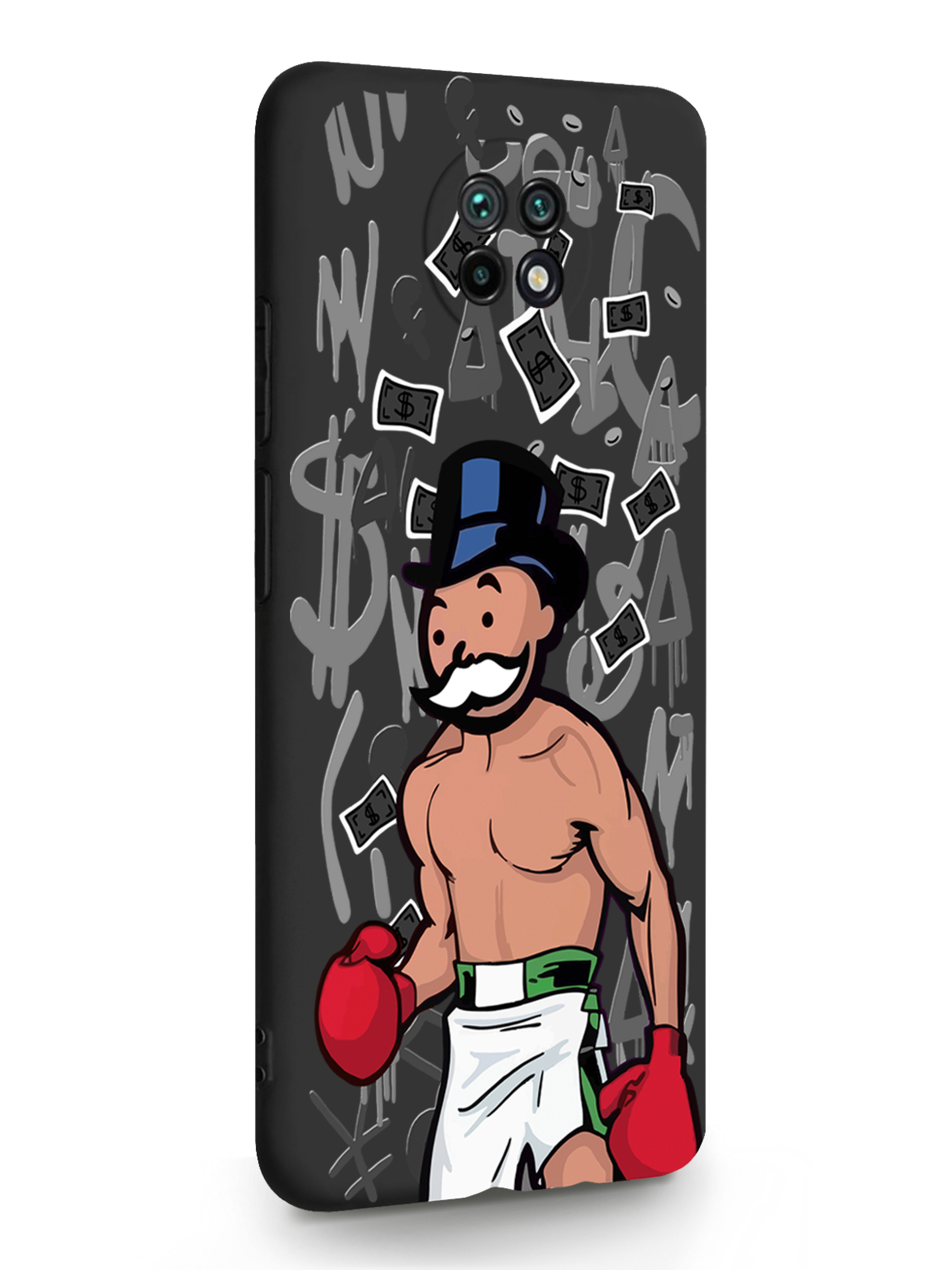 фото Чехол musthavecase xiaomi redmi note 9t monopoly boxing черный