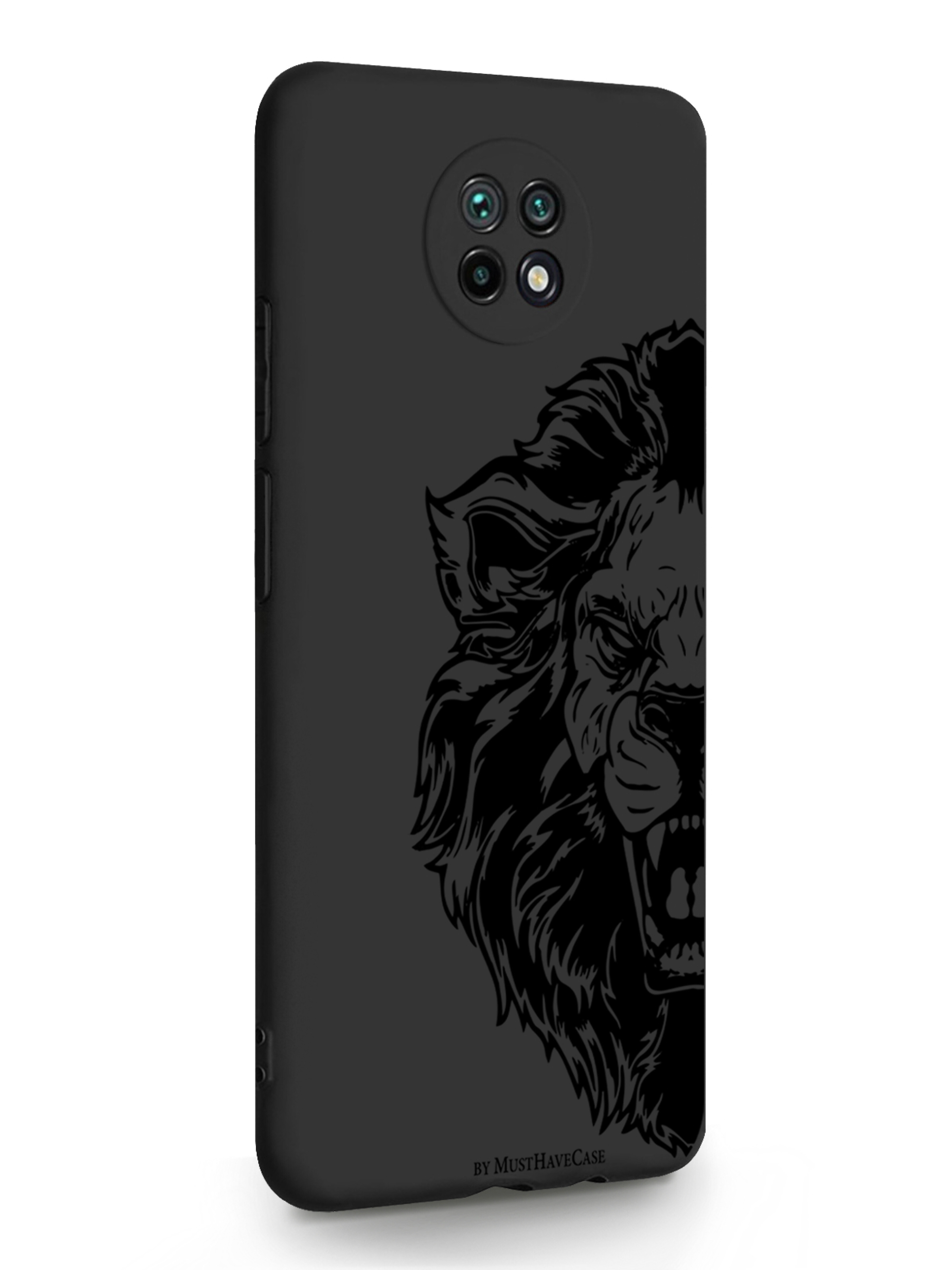 фото Чехол musthavecase xiaomi redmi note 9t король лев черный