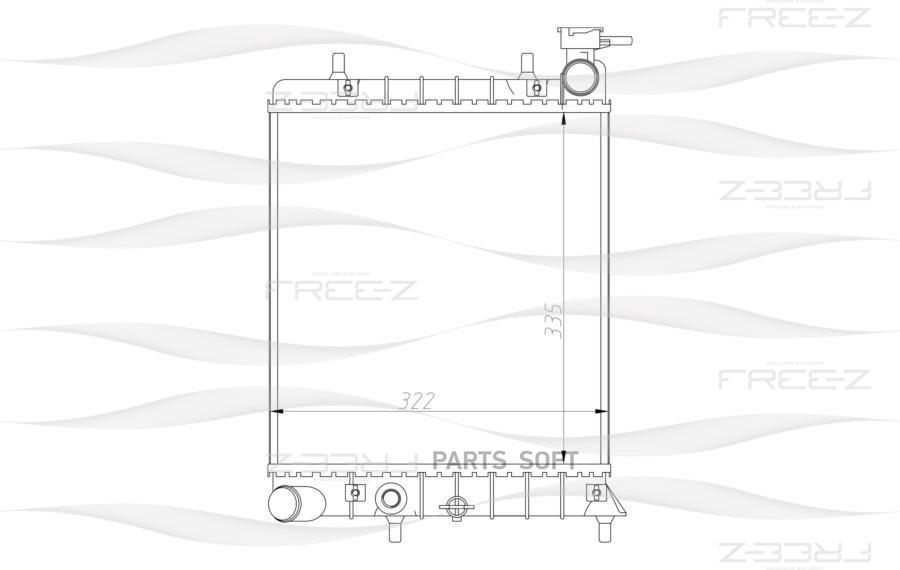 Радиатор охлаждения FREE-Z KK0225