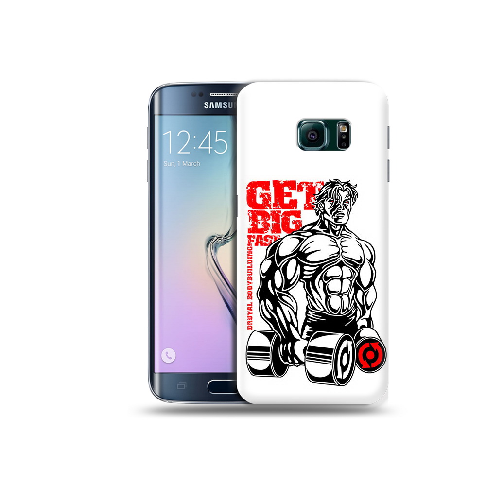 

Чехол MyPads Tocco для Samsung Galaxy S6 Edge накаченное тело, Прозрачный, Tocco