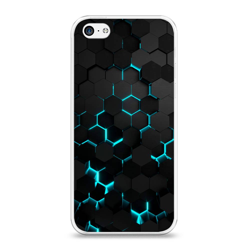 

Чехол Awog "Соты бирюзовые" для Apple iPhone 5C, 10250-3
